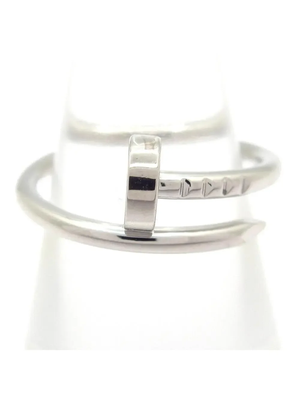 Cartier Juste Un Clou Ring Sm 18K White #298249C22B